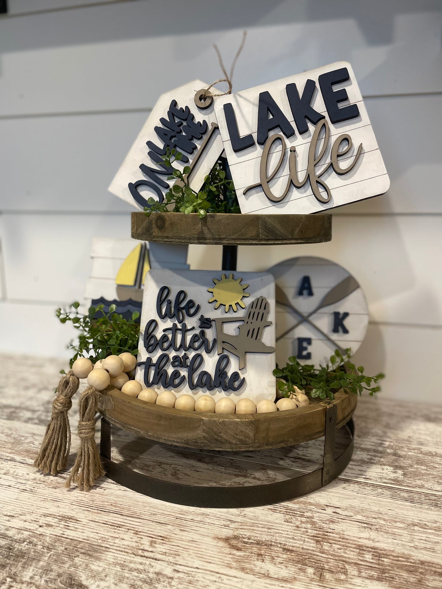 Lake Life Tiered Tray DIY Kit