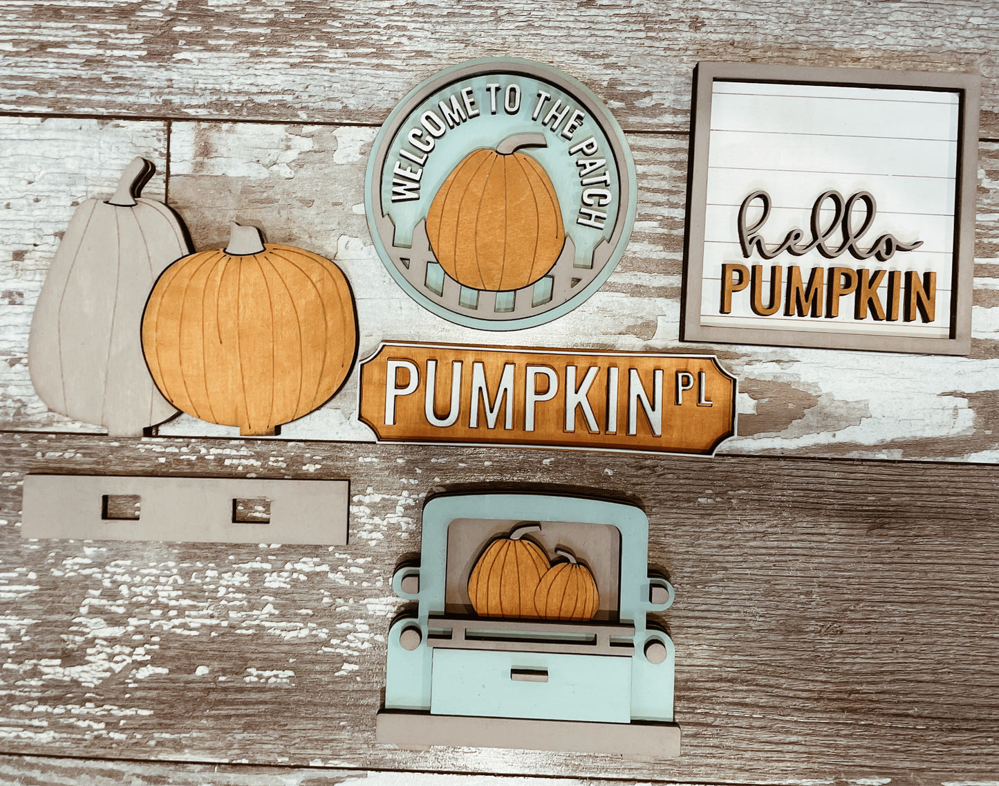 Hello Pumpkin Tiered Tray DIY Kit