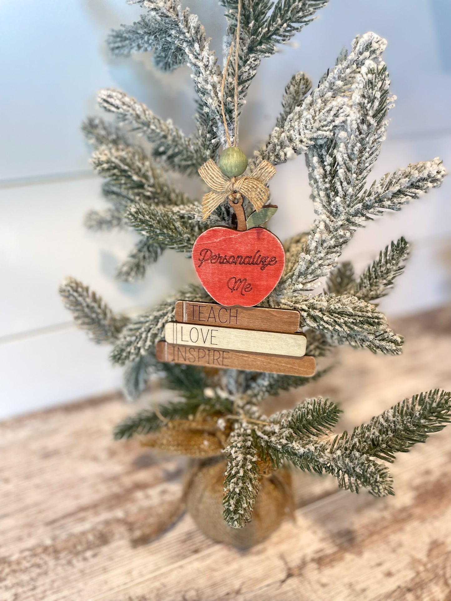 Personalized Teacher Ornament