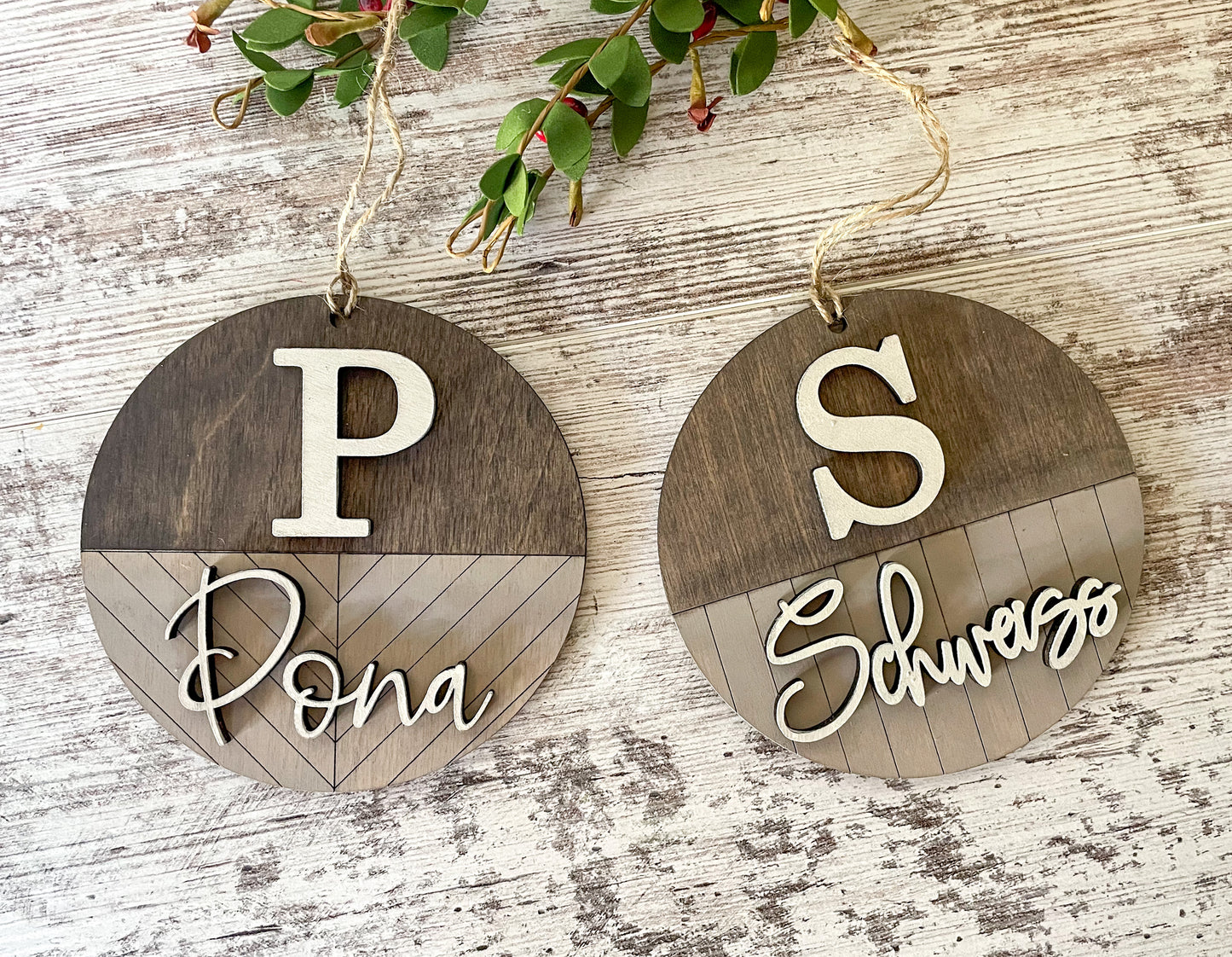 Monogrammed Ornament