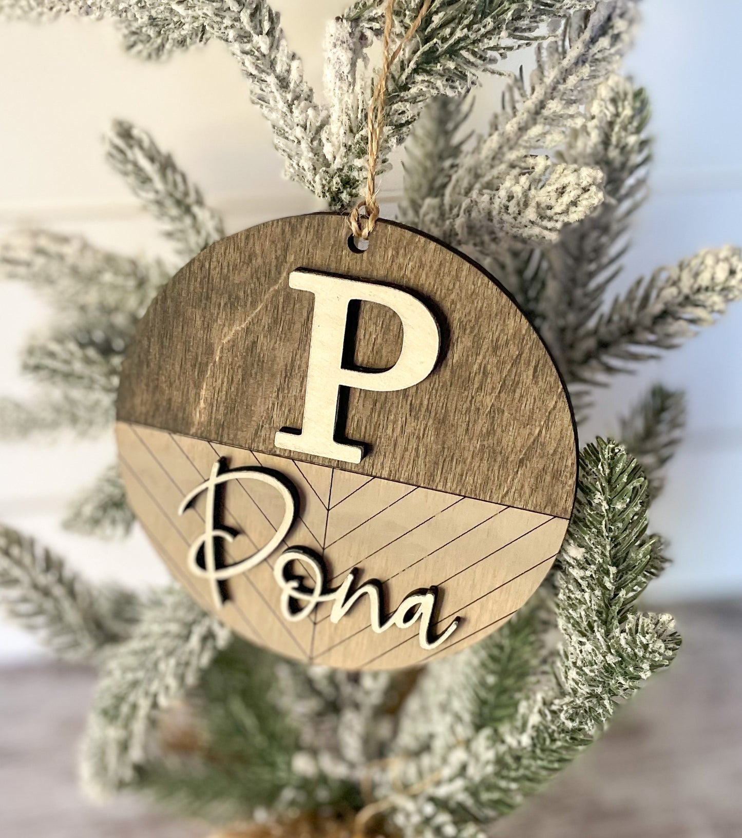 Monogrammed Ornament