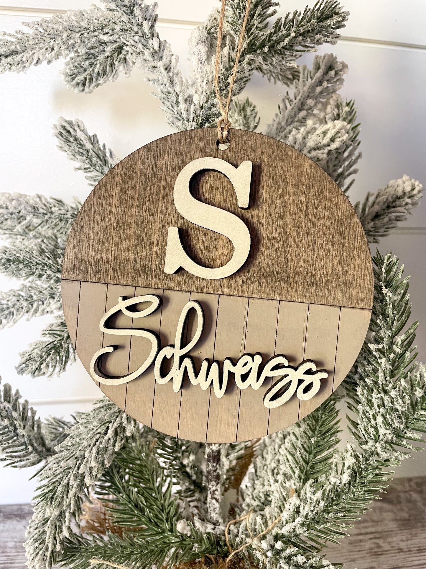 Monogrammed Ornament