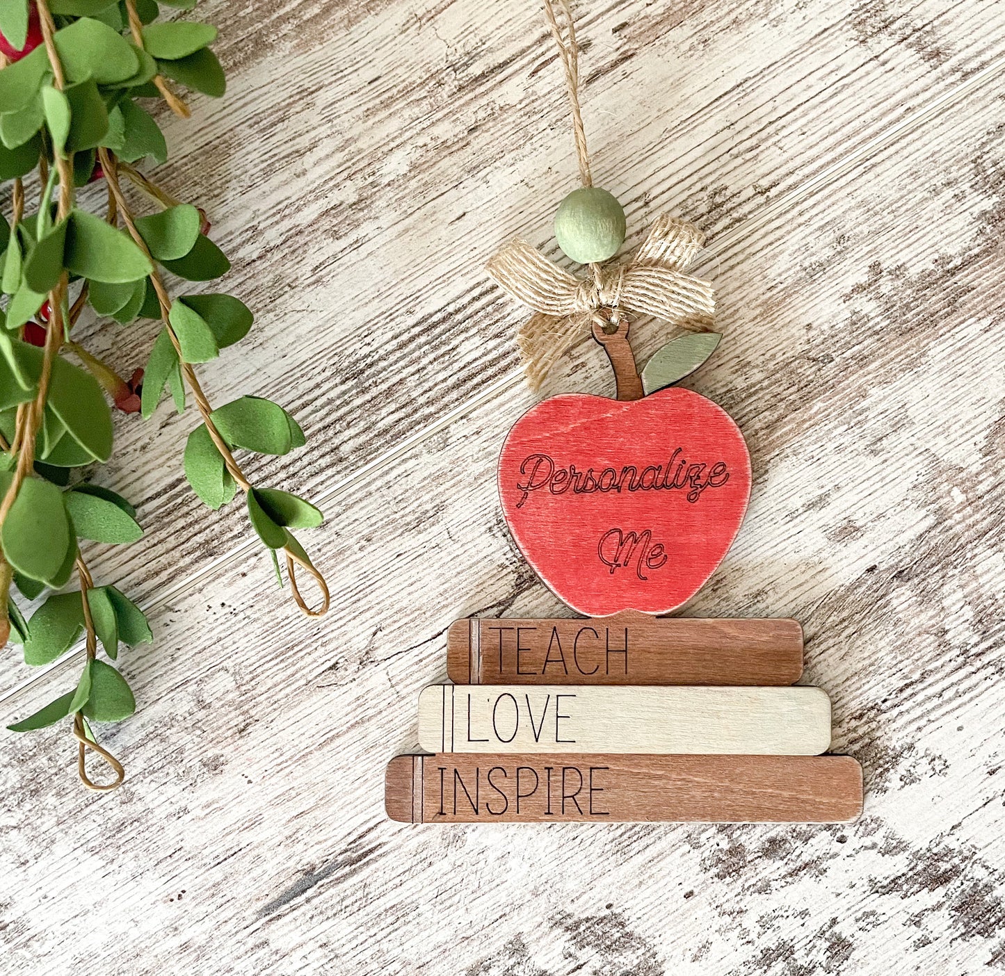Personalized Teacher Ornament