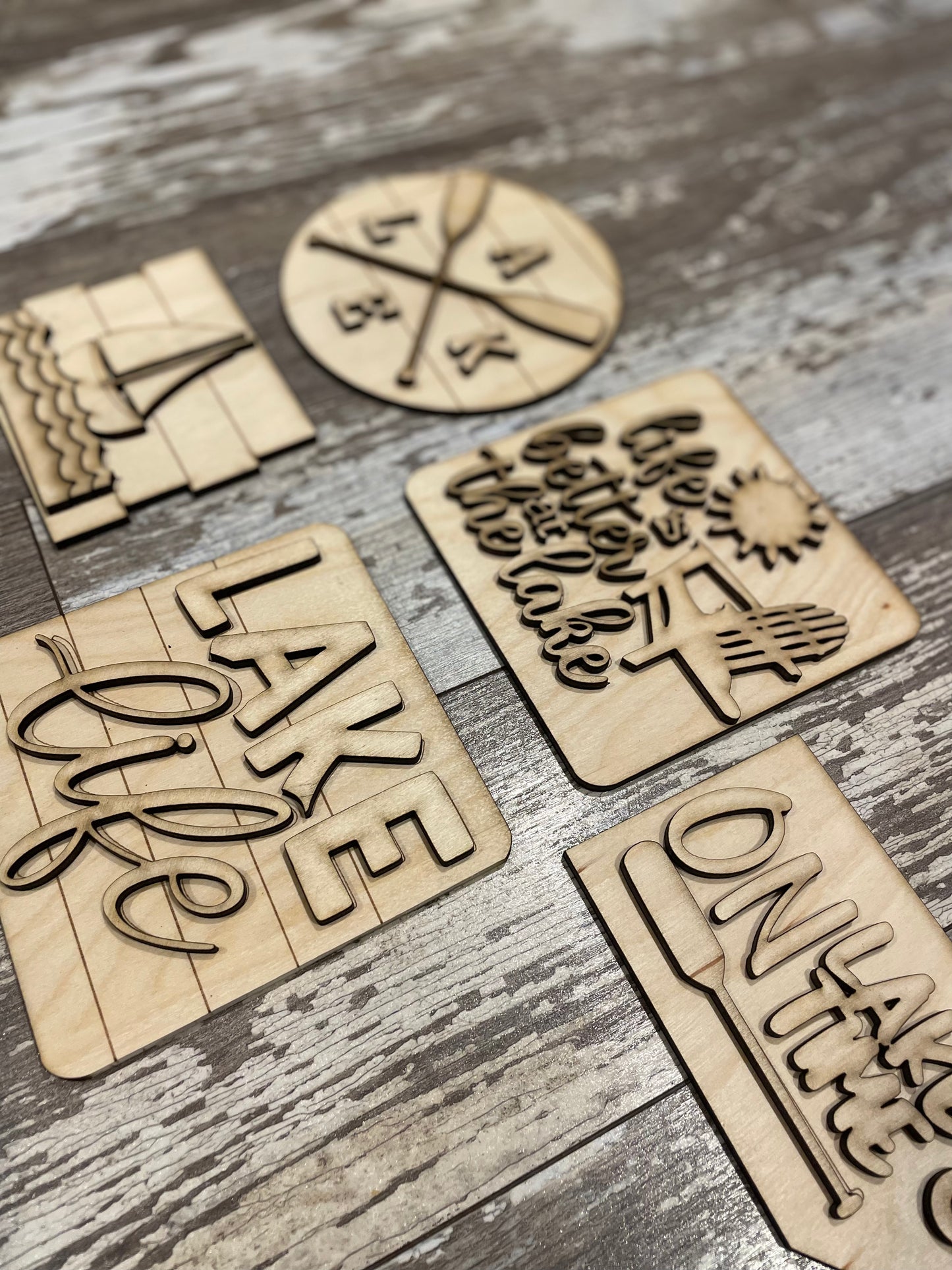 Lake Life Tiered Tray DIY Kit