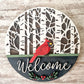 Welcome Cardinal Door Hanger DIY Kit