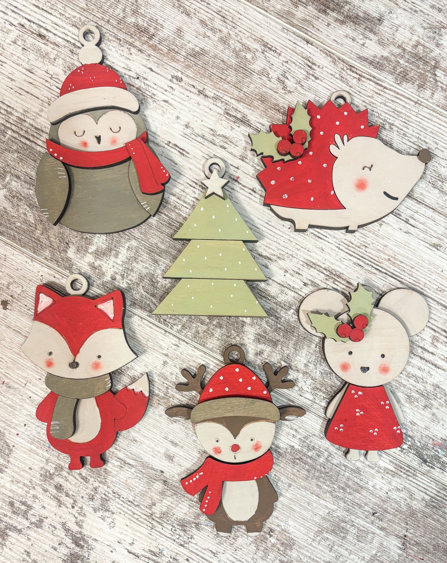 Woodland Ornament Set DIY Kit