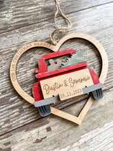 Load image into Gallery viewer, Our First Christmas Married Personalized Ornament
