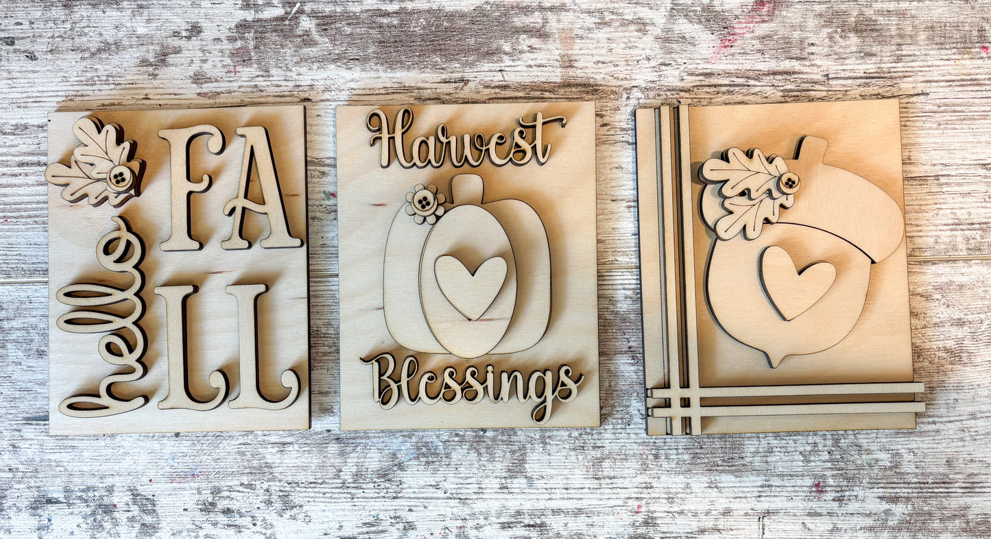 Harvest Trio Signs