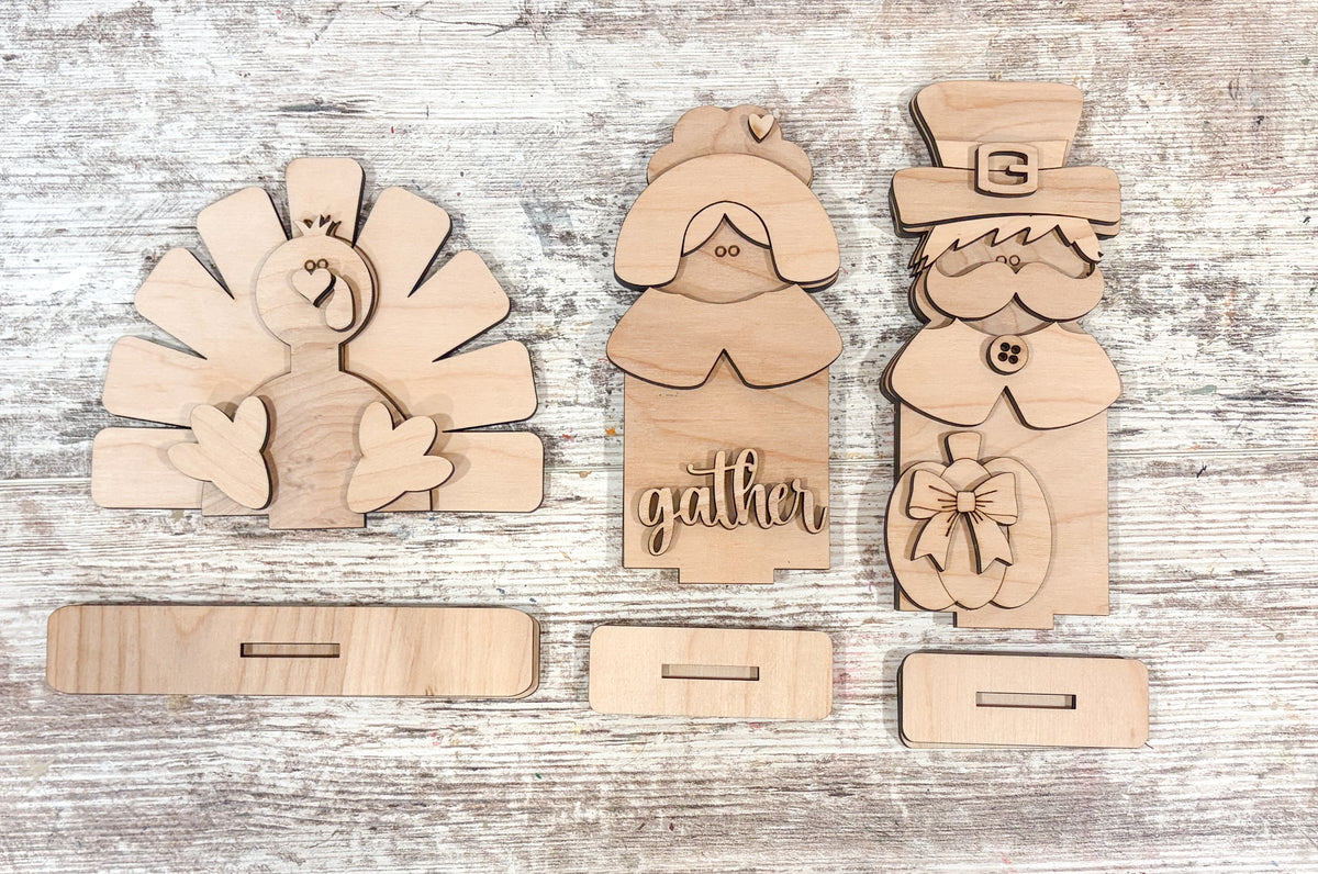 Thanksgiving Shelf Sitters DIY Kit