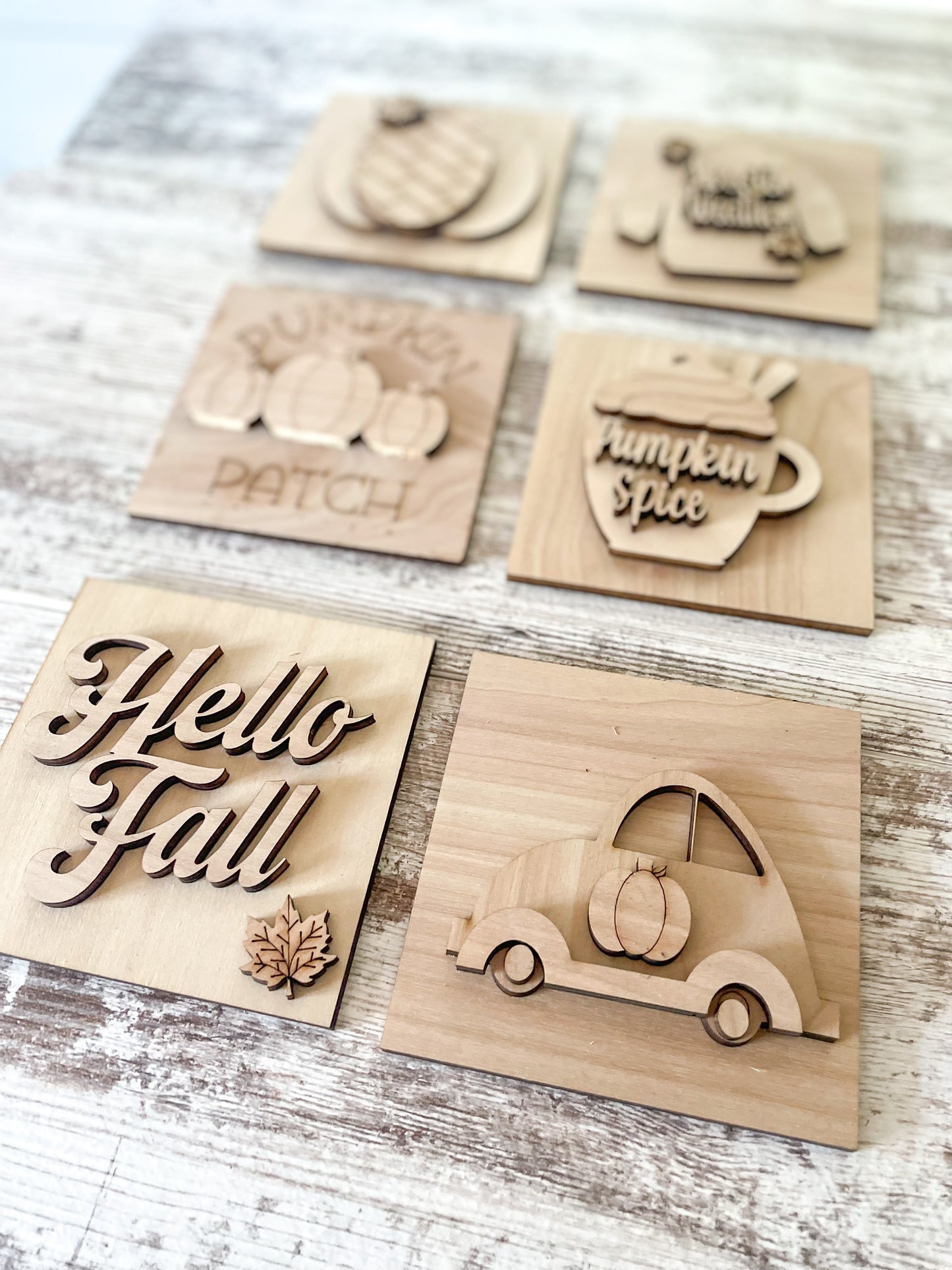 Fall Mini Signs DIY Kit