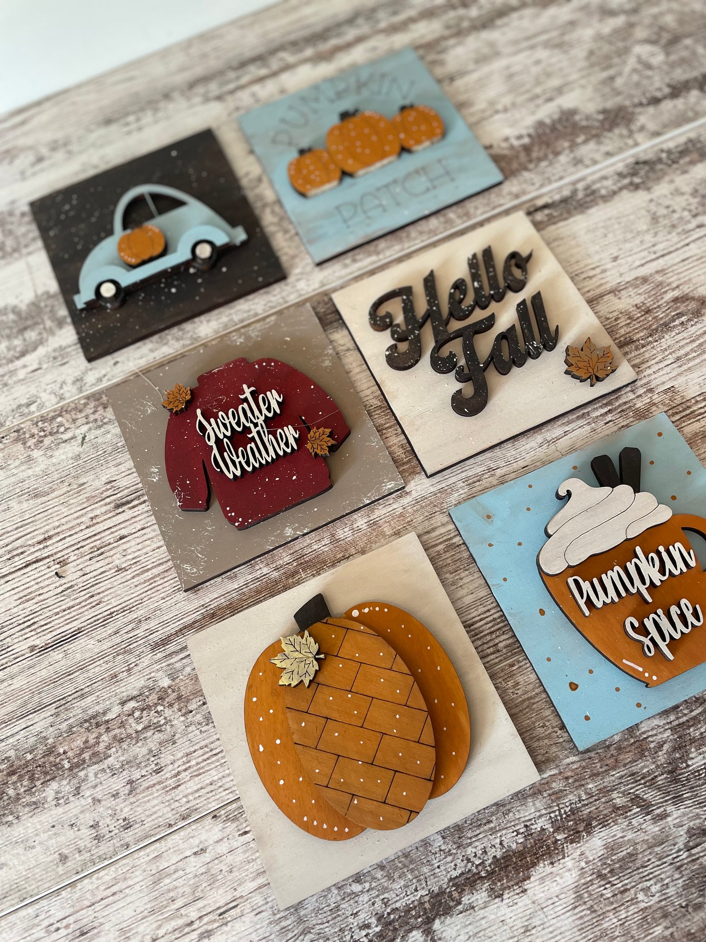 Fall Mini Signs DIY Kit