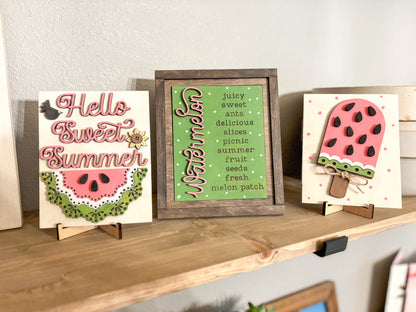 Watermelon Trio Signs