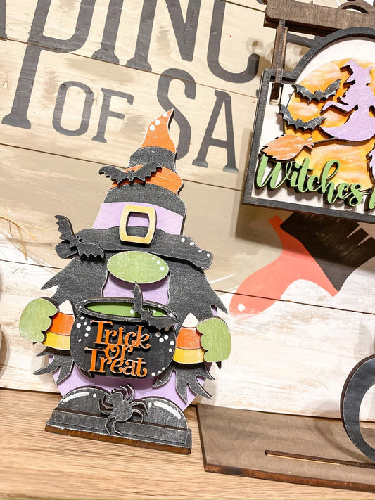 Halloween DIY Gnome Shelf Sitter