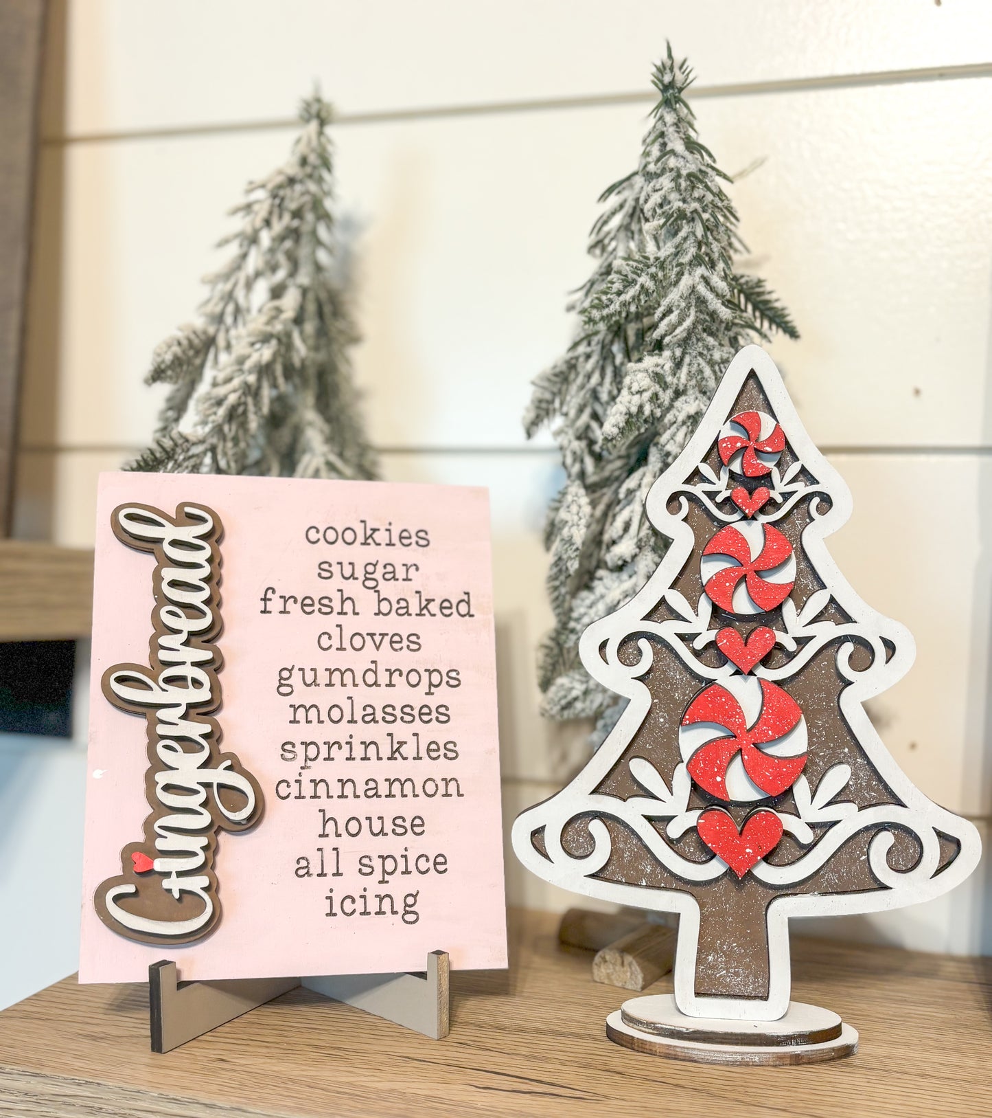 Gingerbread Mini Signs DIY Kit