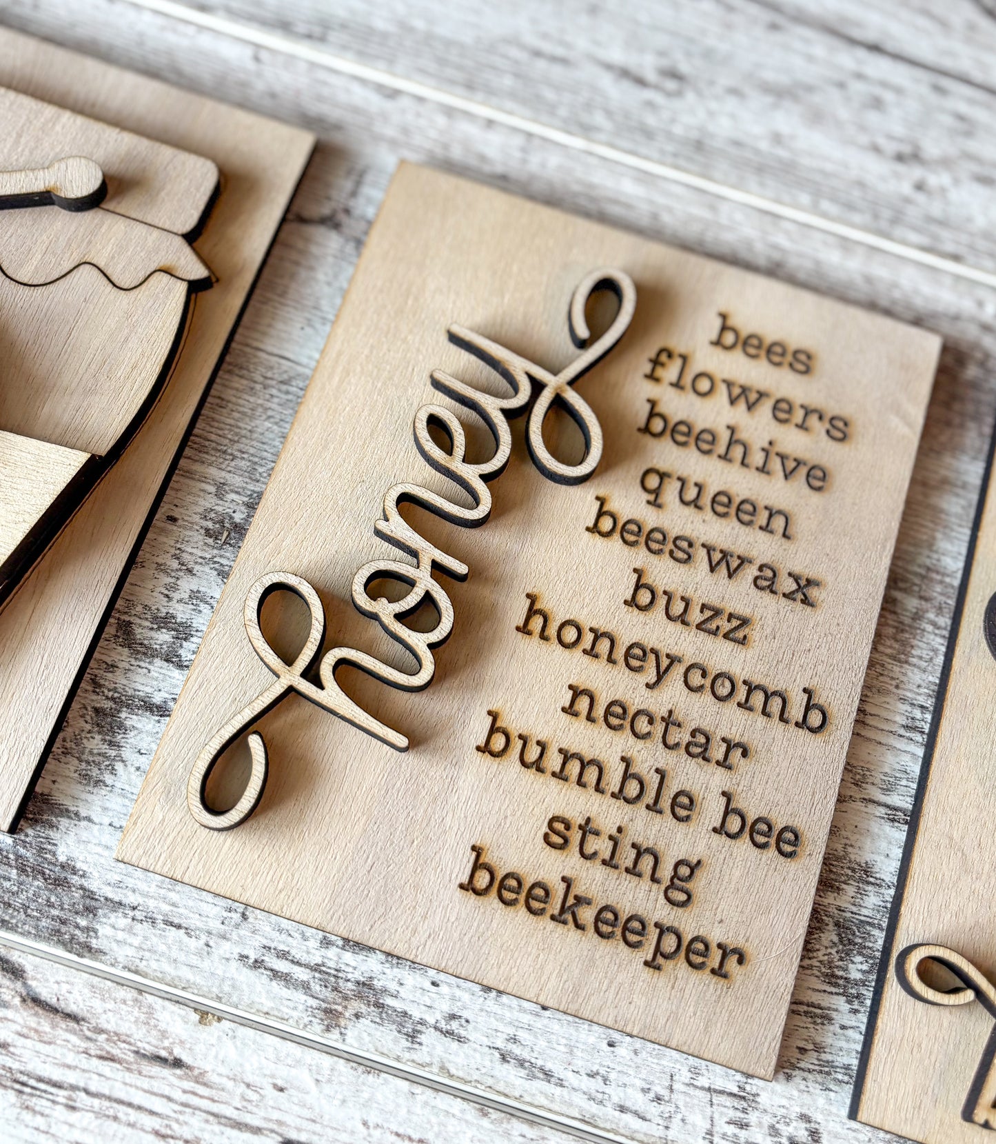 Bee Trio Signs
