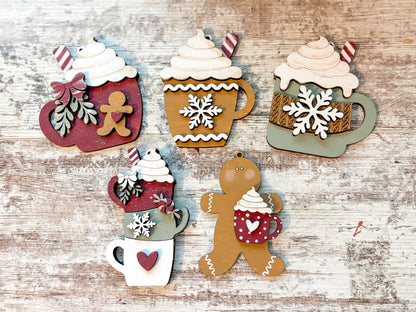Hot Cocoa Ornament Set DIY Kit