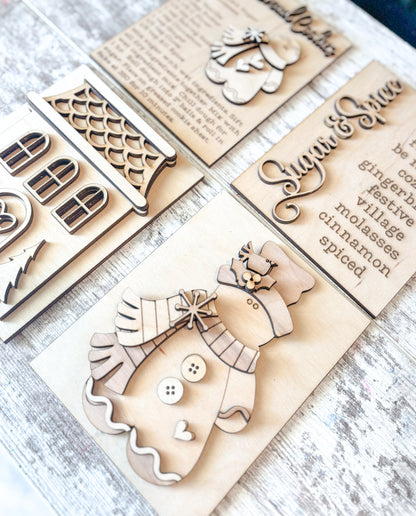 Gingerbread Trio Signs