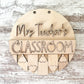 Personalized Teacher’s Classroom Door Hanger
