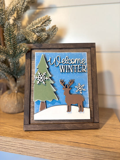 Winter Trio Signs DIY Kit