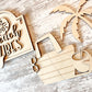 Beach Vibes DIY Post Interchangeable