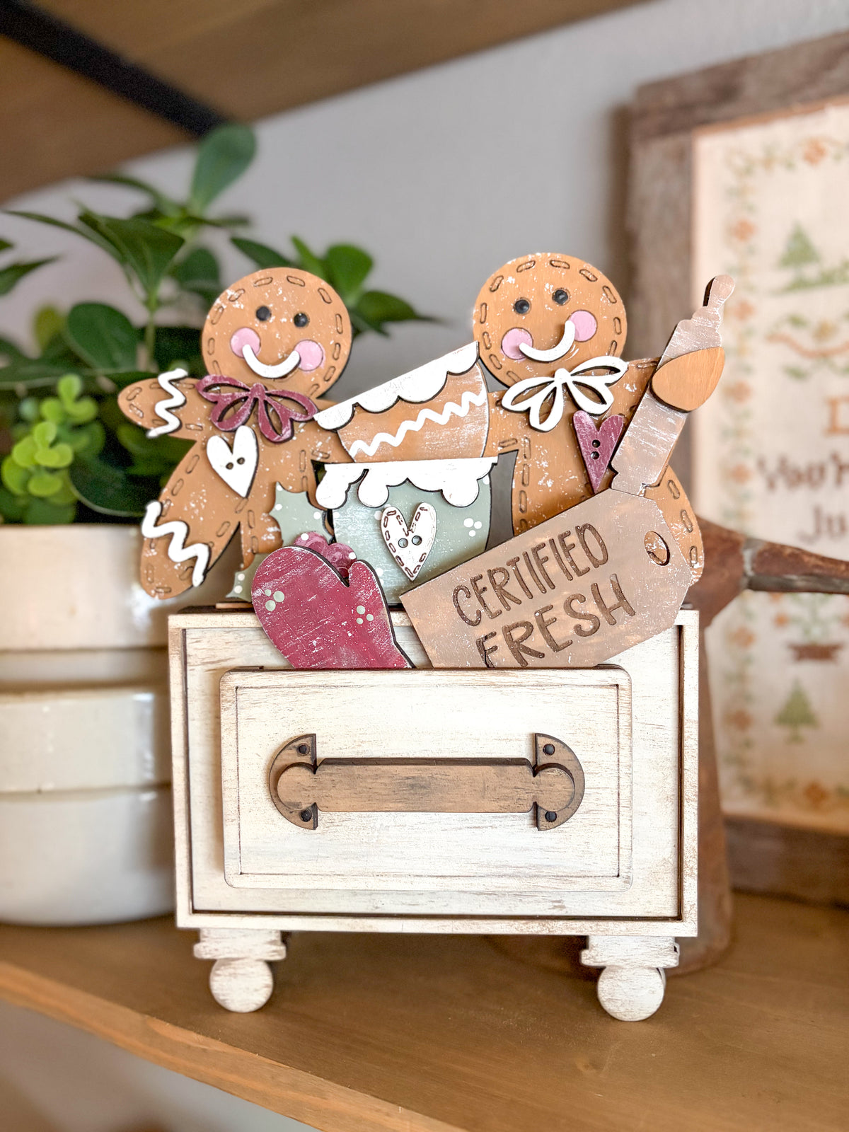 Interchangeable Drawer Gingerbread Certified Fresh Set