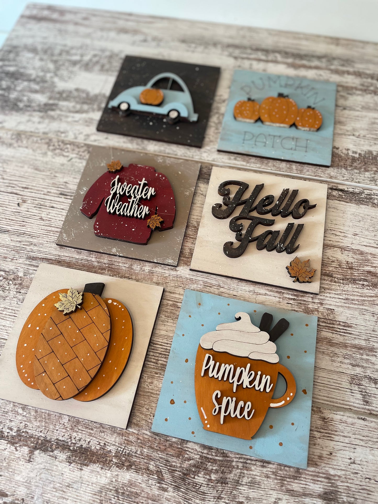 Fall Mini Signs DIY Kit