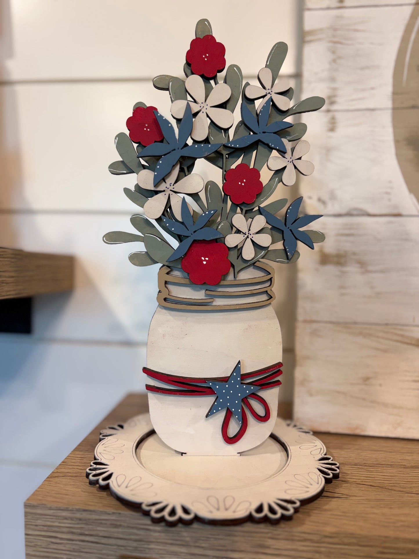 Patriotic Mason Jar DIY Kit