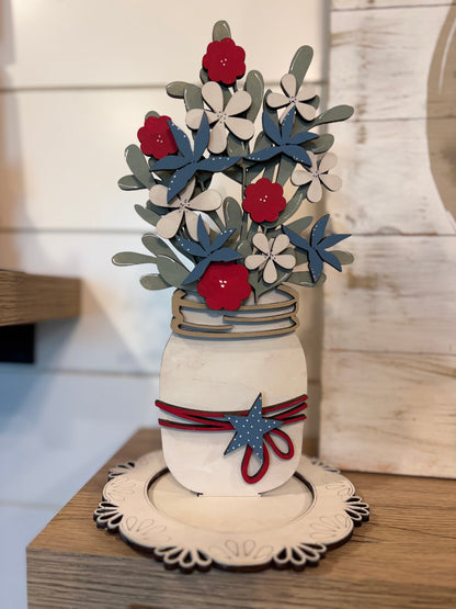 Patriotic Mason Jar DIY Kit