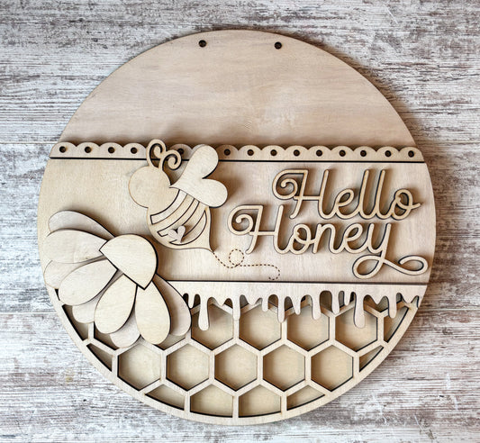 Hello Honey DIY Door Hanger Kit