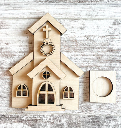 Christmas in July Votive Candle Holder DIY Kit