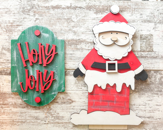 Porch Leaner Interchangeable Santa Add On DIY Kit
