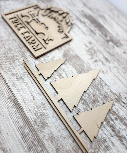 Christmas Tree Farm DIY Post Interchangeable