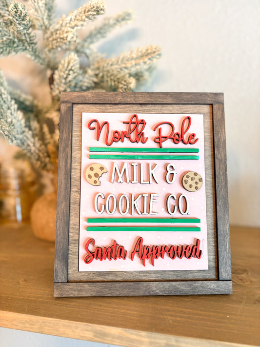 North Pole Trio Signs DIY Kit