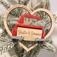 Our First Christmas Married Personalized Ornament