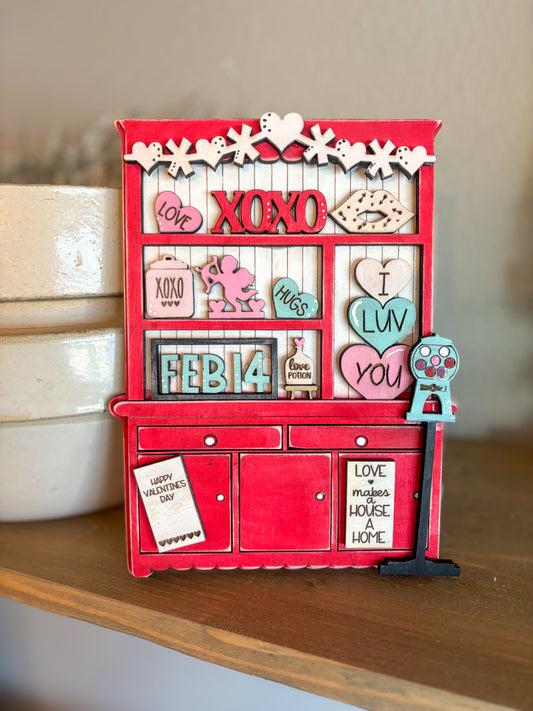 Valentine’s Day Bookshelf DIY Kit
