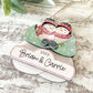 Snowman Couples Personalized Christmas  Ornament