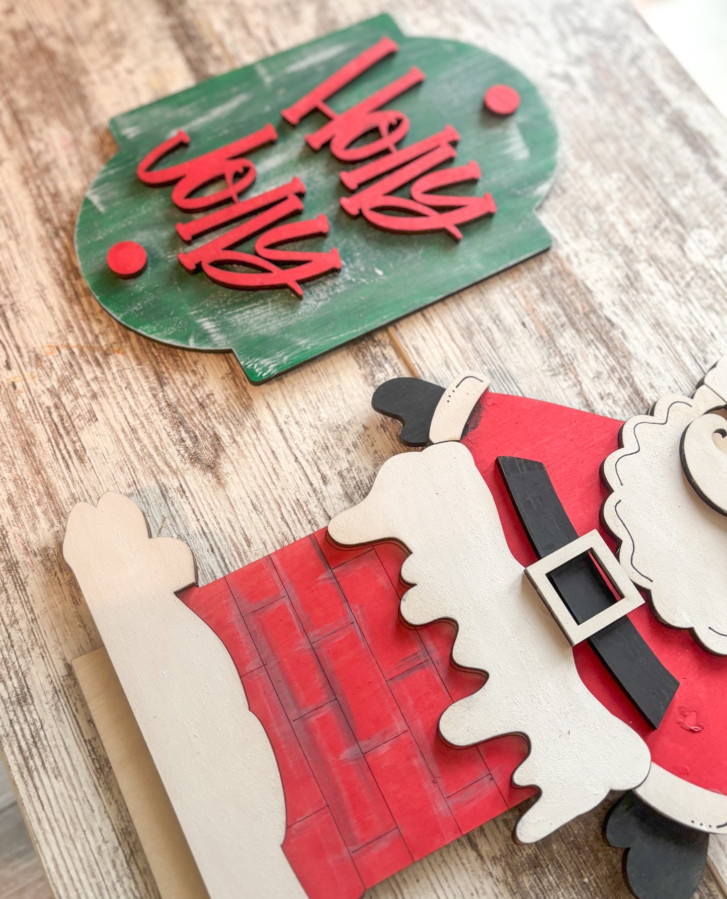 Porch Leaner Interchangeable Santa Add On DIY Kit