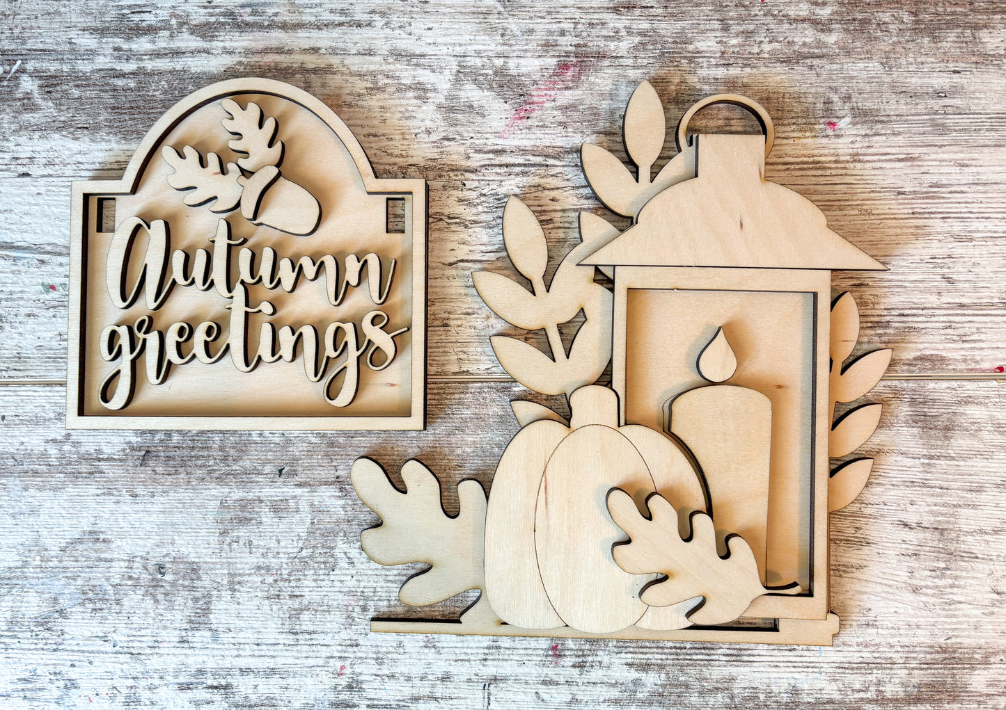 Autumn DIY Post Interchangeable