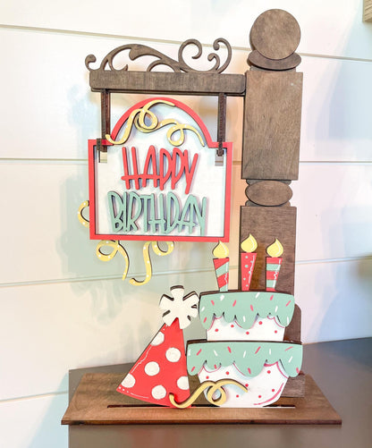 Birthday DIY Post Interchangeable