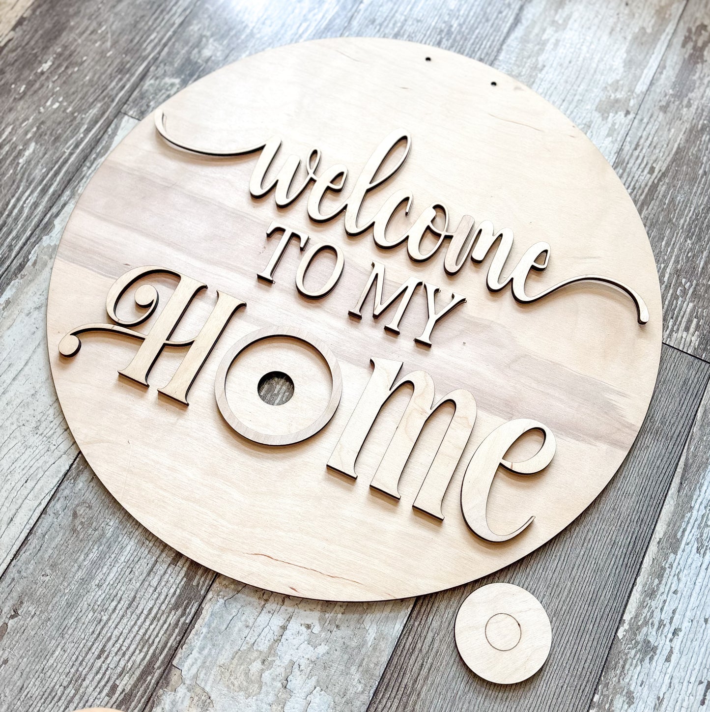 Welcome Door Hanger DIY Kit