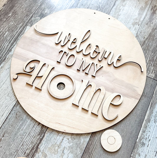 Welcome Door Hanger DIY Kit