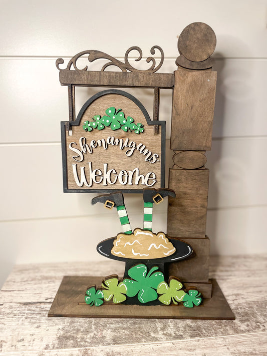 St. Patrick’s Day DIY Post Interchangeable