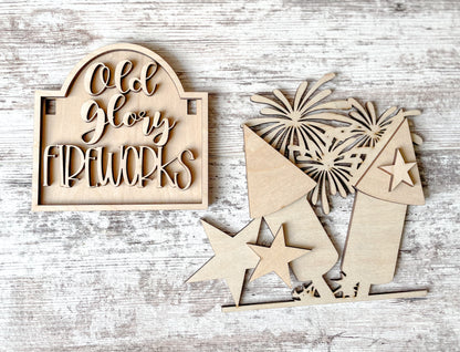 Old Glory Fireworks DIY Post Interchangeable