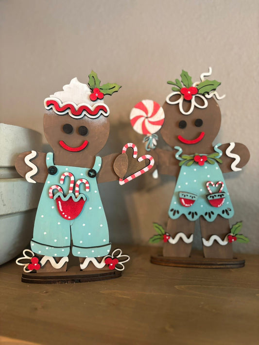 Gingerbread Boy & Girl