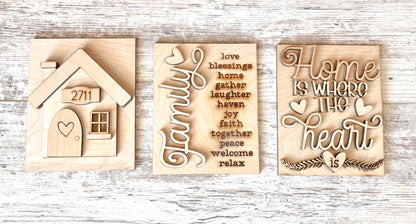 Home Trio Signs DIY Kit