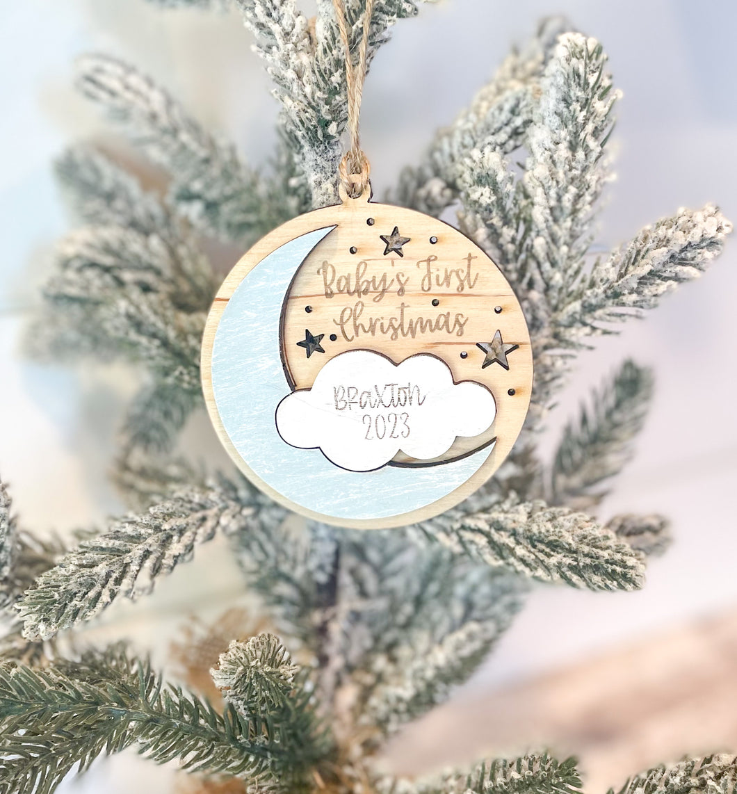 Baby’s First Christmas Personalized Ornament