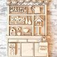 Spring Bookshelf DIY Kit