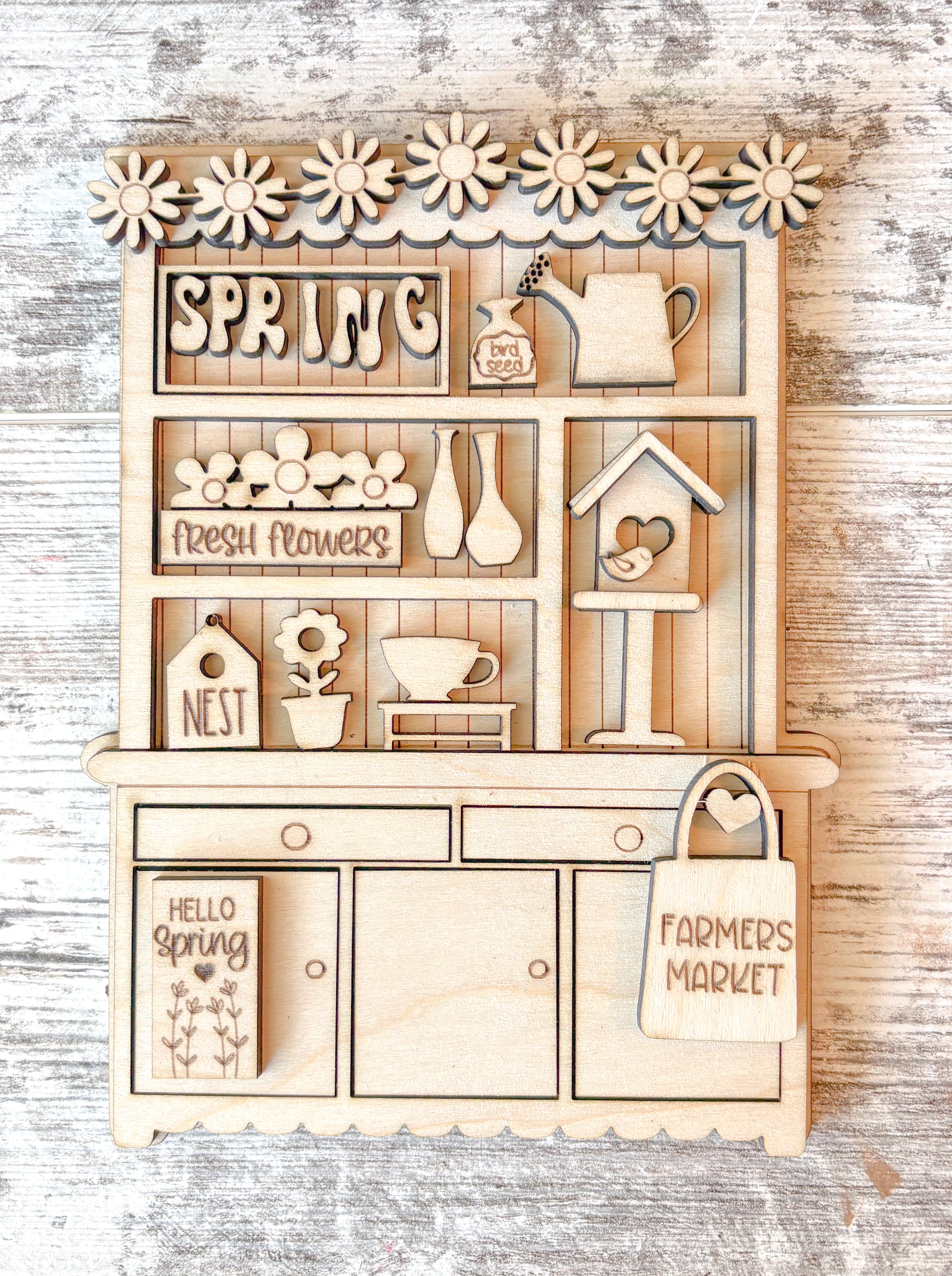 Spring Bookshelf DIY Kit – A Pinch of Salt