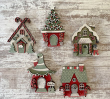 Load image into Gallery viewer, Whimsical Christmas Houses
