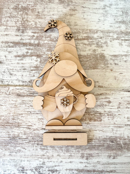 Hot Cocoa DIY Gnome Shelf Sitter